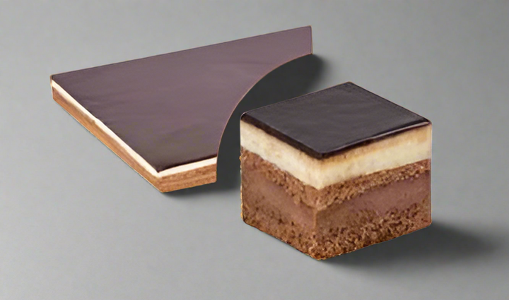 Deluxe Dark and White Chocolate Mousse Slab Cake