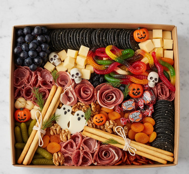 Halloween Charcutier and Cheese Grazing Platter