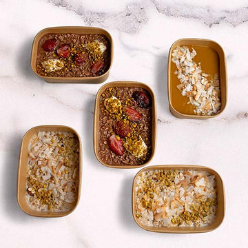 Premium Assorted Muesli Chia Pods catering by Garçon Sydney