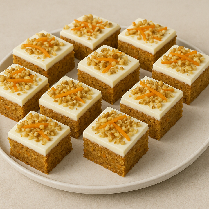 Pasa Bake Carrot and walnut cake Platter.
