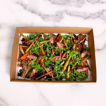 Premium Deluxe BBQ Beef Salad Platter catering by Garçon Sydney