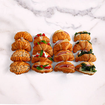 Premium Deluxe Savoury Croissant Platter catering by Garçon Sydney