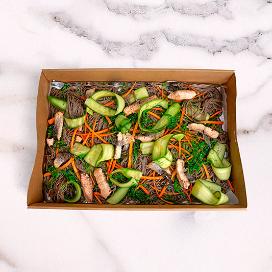 Premium Gourmet Salmon and Soba Noodles (D/F) catering by Garçon Sydney