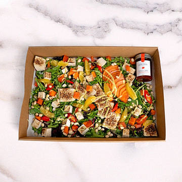 Premium House Special Grilled Tofu Salad Platter catering by Garçon Sydney