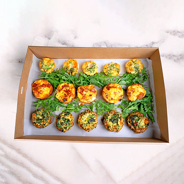 Premium Indulgent Baby Frittata Platter Gluten Free catering by Garçon Sydney