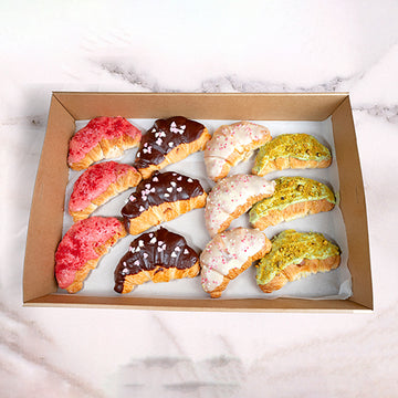 Premium Indulgent Chocolate-Dipped Croissant Platter catering by Garçon