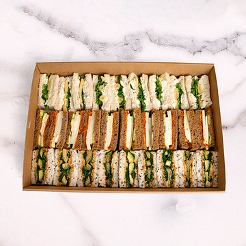 Premium Lux Vegetarian Finger Sandwich Platter catering by Garçon Sydney