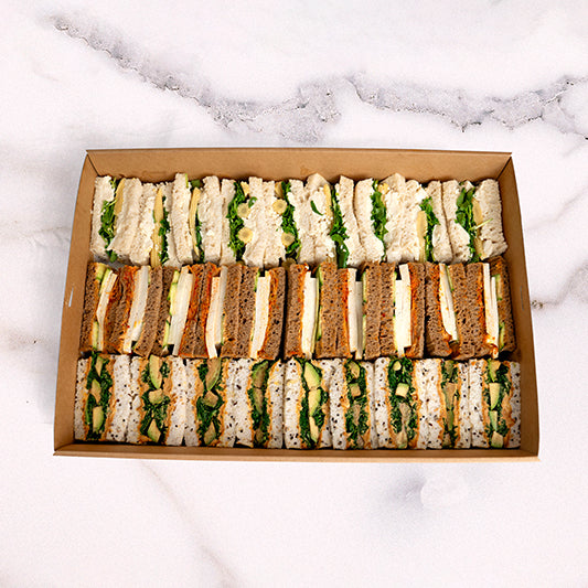 Premium Lux Vegetarian Finger Sandwich Platter catering by Garçon Sydney