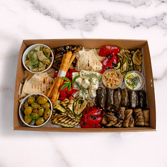 Premium Mediterranean Grazing Box catering by Garçon Sydney