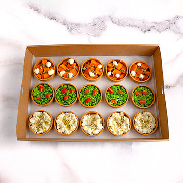 Premium Savoury Tart Trio Platter catering by Garçon Sydney