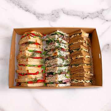 Premium Triangle Sandwich Platter catering by Garçon Sydney