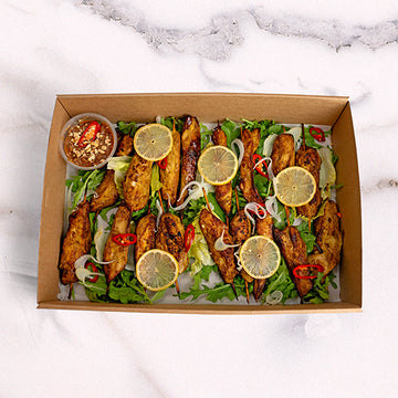 Premium Satay Chicken Skewers Platter Gluten Free catering by Garçon Sydney