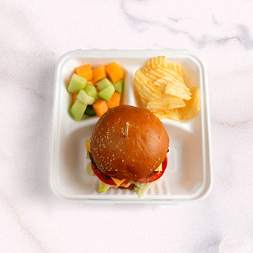 Premium Signature Bombay Chicken Burger catering by Garçon Sydney