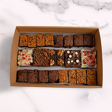 Premium Signature Brownie Platter catering by Garçon Sydney