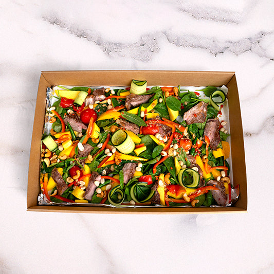 Premium Signature Thai Beef Salad Platter Gluten Free catering by Garçon Sydney