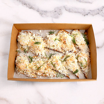 Premium Soft Eggs Avo Fetta Togarashi Platter catering by Garçon Sydney