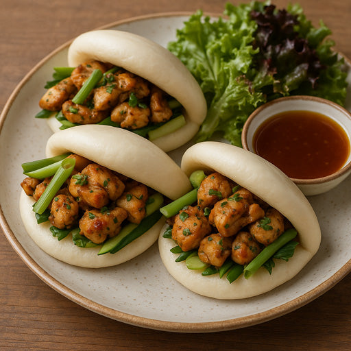 Signature Korean Bbq Chicken Bao Bun Platter