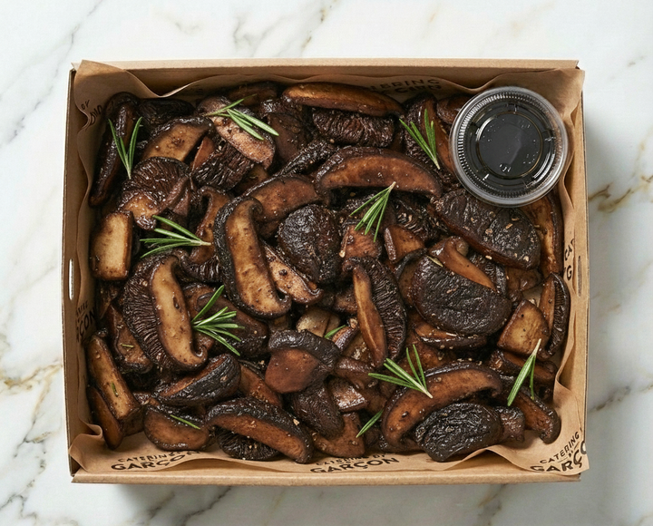 Breakfast Buffet - Grilled Portobello Mushrooms with Balsamic Glaze