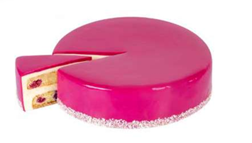 Raspberry and White Chocolate  Cake 7 inch